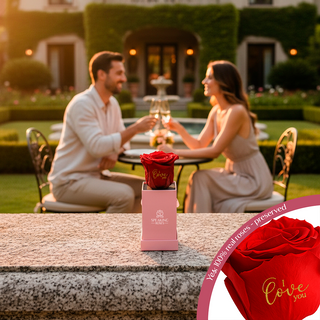 Sovelle XXS  – I Love you - Personalized Rose - 100% Real (Preserved-Eternal)