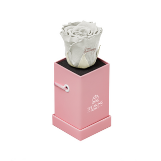 Sovelle XXS – Happy Aniversary - Personalized Rose - 100% Real (Preserved-Eternal)
