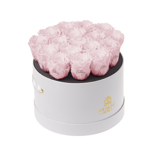 Magnaro Bloom - Happy Birthday -17 Personalized Roses - 100% Real (Preserved-Eternal)