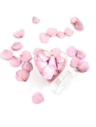 Heart Acrylic Box  (100 Preserved Petals)