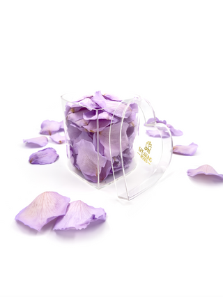 Heart Acrylic Box  (100 Preserved Petals)