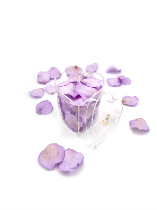 Heart Acrylic Box  (100 Preserved Petals)