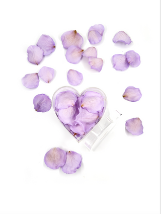 Heart Acrylic Box  (100 Preserved Petals)