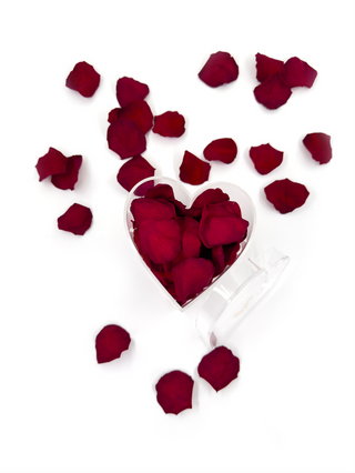Heart Acrylic Box  (100 Preserved Petals)