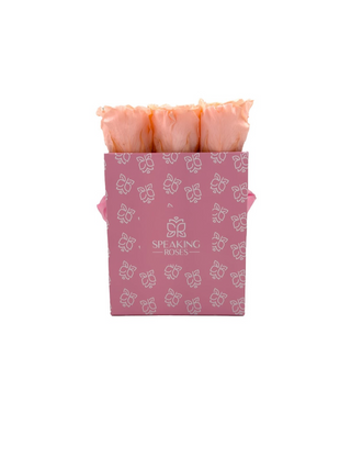 Square Paper Box (9 Preserved Rose Heads)