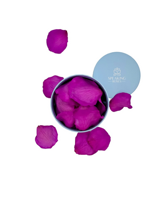 Round Paper Box (25 Preserved Petals)