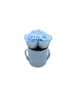Round Paper Box (3 Preserved Rose Heads)
