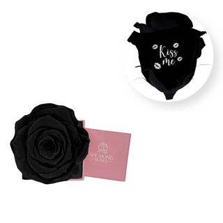Kiss me - Square Paper Box  (1 Preserved Head)