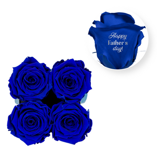 Happy Father's Day! - Square paper box (4 Preserved Heads)
