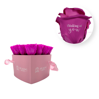 Thinking of you - Heart Paper Box  (20 Preserved Heads)
