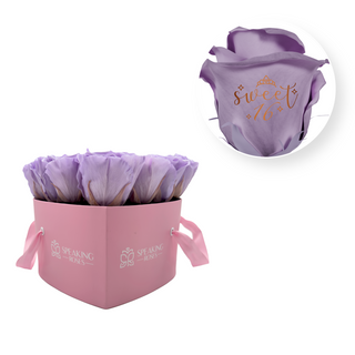 Sweet 16 - Heart Paper Box (15 Preserved Heads)