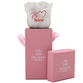 Valentine's day - Be mine - Square Paper Box (1 Head Pull and Bloom)