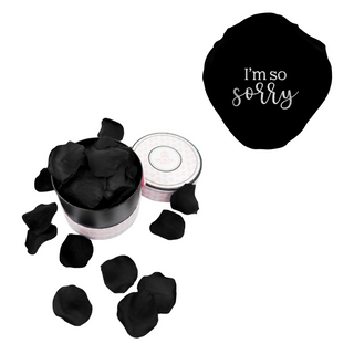I´m so sorry - Spec Pink Paper Box (100 Preserved Petals)
