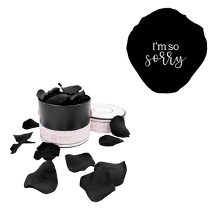 I´m so sorry - Spec Pink Paper Box (100 Preserved Petals)