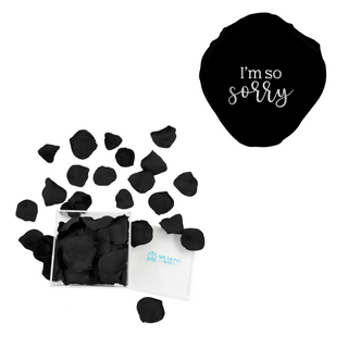I’m so sorry - Acrylic Square Box (150 Preserved Petals)