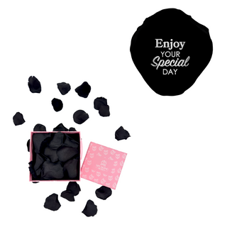 Enjoy your special day! - Square Paper Box (100 Preserved Petals)
