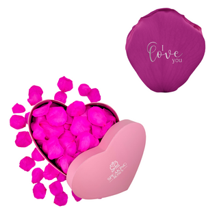 I Love You - Heart Paper Box (150 Preserved Rose Petals)