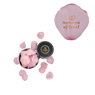 Another year of love! - Spec Black Paper Box (100 Preserved Petals)