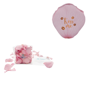 Kiss me - Acrylic Square Box (150 Preserved Petals)