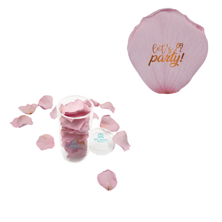 Let's Party- Acrylic Round Box (25 Preserved Petals)