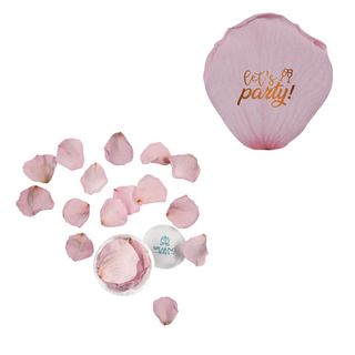 Let's Party- Acrylic Round Box (25 Preserved Petals)