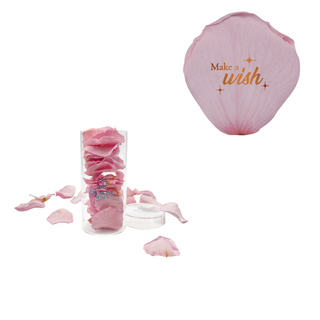 Make a wish - Acrylic Round Box (25 Preserved Petals)