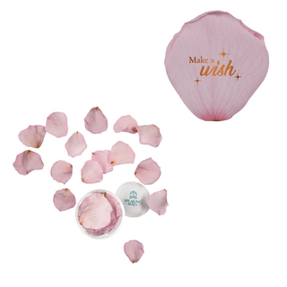 Make a wish - Acrylic Round Box (25 Preserved Petals)