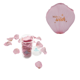 Make a wish - Acrylic Round Box (25 Preserved Petals)