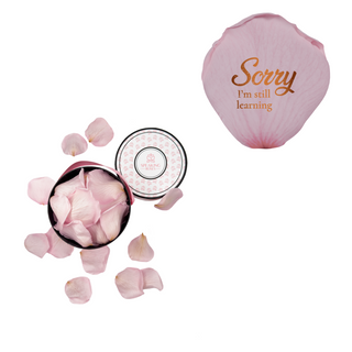 Sorry, I´m still learning - Spec Pink Paper Box (100 Preserved Petals)