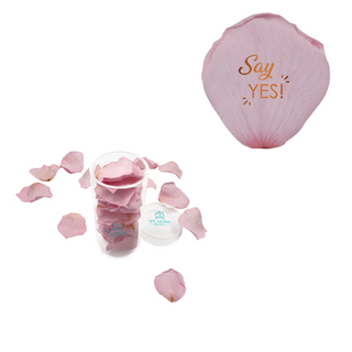 Say yes - Acrylic Round Box (25 Preserved Petals)
