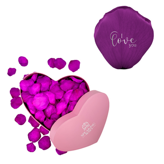 I Love You - Heart Paper Box (150 Preserved Rose Petals)