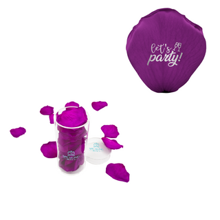 Let's Party- Acrylic Round Box (25 Preserved Petals)