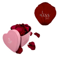 Personalize Your Message - Heart Paper Box (25 Life-Lasting Rose Petals)