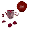 I deeply regret - Heart Acrylic Box (100 Preserved Petals)