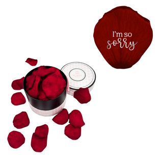 I´m so sorry - Spec Pink Paper Box (100 Preserved Petals)