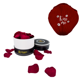 Kiss me - Spec Black Paper Box (100 Preserved Petals)