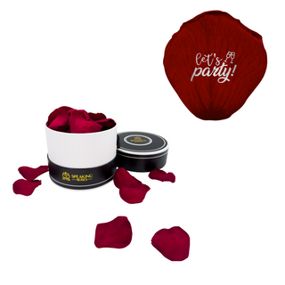 Let´s party! - Spec Black Paper Box (100 Preserved Petals)