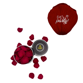 Let´s party! - Spec Black Paper Box (100 Preserved Petals)