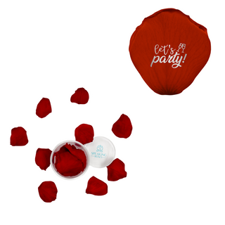Let's Party- Acrylic Round Box (25 Preserved Petals)