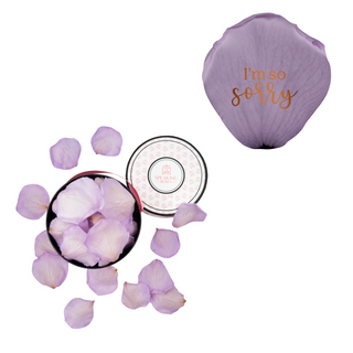 I´m so sorry - Spec Pink Paper Box (100 Preserved Petals)