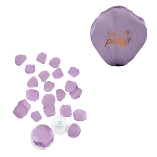 Let's Party- Acrylic Round Box (25 Preserved Petals)