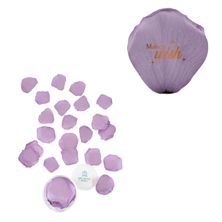 Make a wish - Acrylic Round Box (25 Preserved Petals)