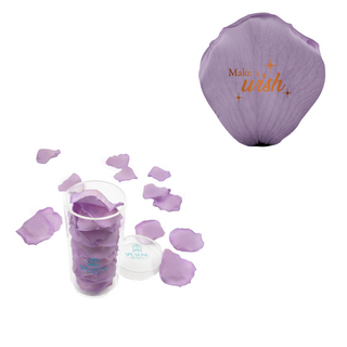 Make a wish - Acrylic Round Box (25 Preserved Petals)