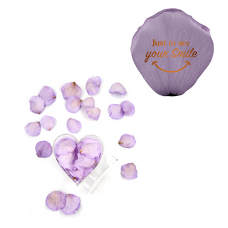 Just to see you smile - Heart Acrylic Box  (100 Preserved Petals)