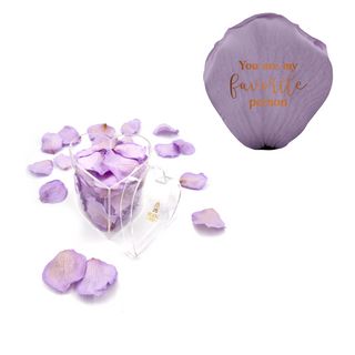 You are my favorite person - Heart Acrylic Box  (100 Preserved Petals)
