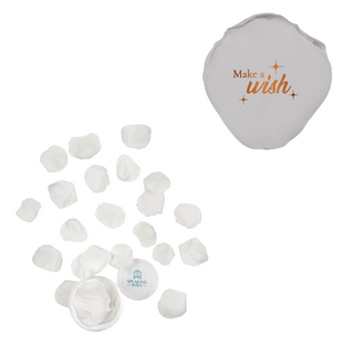 Make a wish - Acrylic Round Box (25 Preserved Petals)