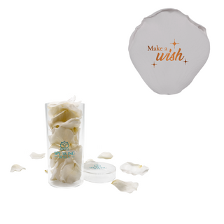 Make a wish - Acrylic Round Box (25 Preserved Petals)