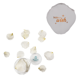 Make a wish - Acrylic Round Box (25 Preserved Petals)