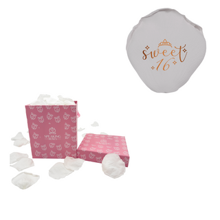 Sweet 16 - Square Paper Box (100 Preserved Petals)