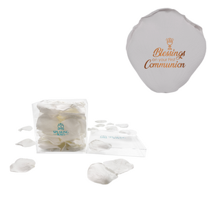 First Communion - Acrylic Square Box (150 Preserverd Rose Petals)